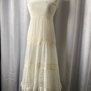 BLUE BIRD smocked dress.